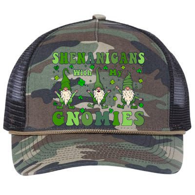 Shenanigans With My Gnomies Retro Rope Trucker Hat Cap