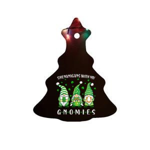 Shenanigans With My Gnomies St Patricks Day Gnome Ceramic Tree Ornament