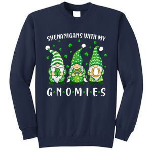 Shenanigans With My Gnomies St Patricks Day Gnome Tall Sweatshirt