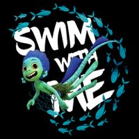 Swim With Me Cute Cartoon Mermaid Impact Tech Backpack