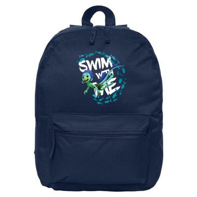 Swim With Me Cute Cartoon Mermaid 16 in Basic Backpack