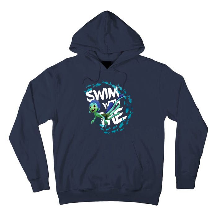 Swim With Me Cute Cartoon Mermaid Tall Hoodie