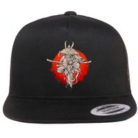 Samurai Warrior Monkey King Flatbill Hat