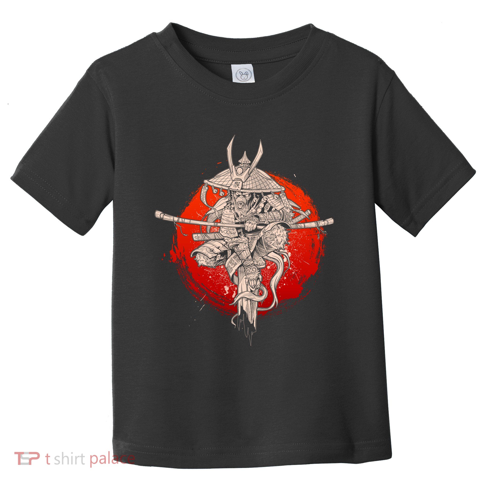 Samurai Warrior Monkey King Toddler T-Shirt
