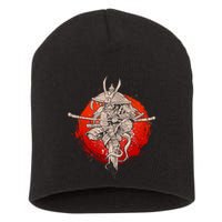 Samurai Warrior Monkey King Short Acrylic Beanie