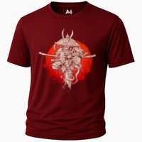 Samurai Warrior Monkey King Cooling Performance Crew T-Shirt