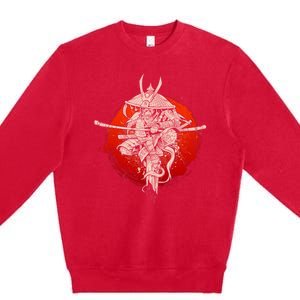 Samurai Warrior Monkey King Premium Crewneck Sweatshirt