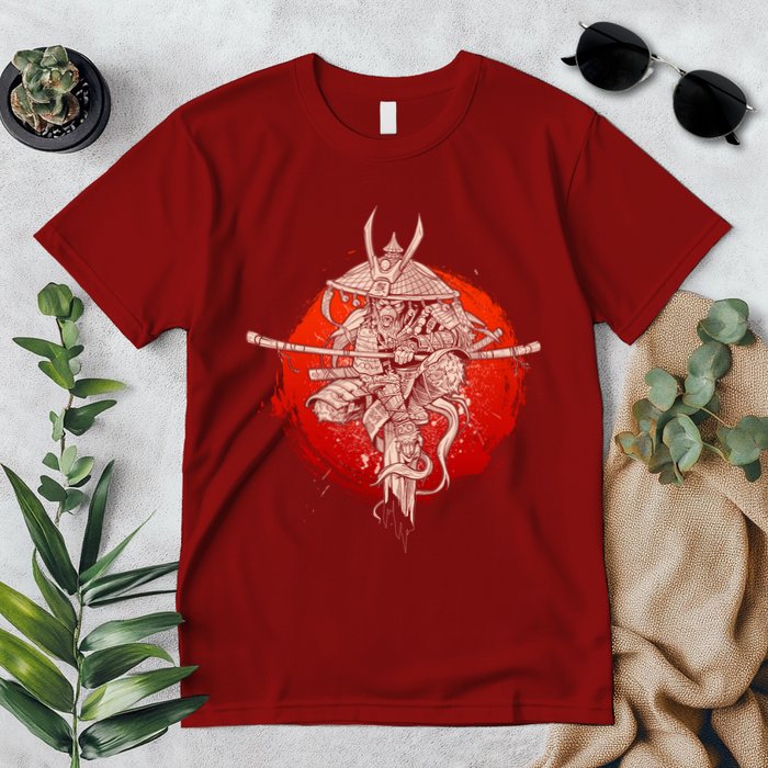 Samurai Warrior Monkey King Premium T-Shirt