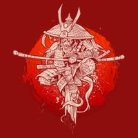 Samurai Warrior Monkey King Premium T-Shirt