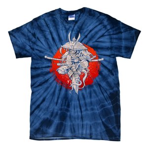 Samurai Warrior Monkey King Tie-Dye T-Shirt