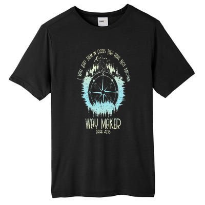 Spiritual Way Maker Bible Verse Christian Faith Way Maker Tall Fusion ChromaSoft Performance T-Shirt