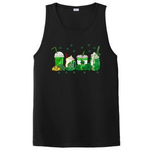 Shenanigans With My Gnomies St Patrick's Day Gnome Shamrock PosiCharge Competitor Tank