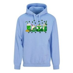 Shenanigans With My Gnomies St Patrick's Day Gnome Shamrock Unisex Surf Hoodie