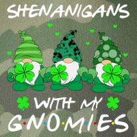 Shenanigans With My Gnomies Shamrock St Patricks Day Legacy Tie Dye Trucker Hat