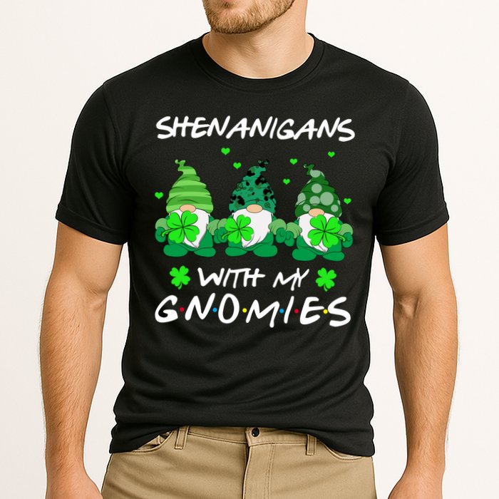 Shenanigans With My Gnomies Shamrock St Patricks Day Performance Shirt