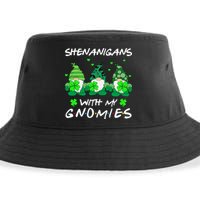 Shenanigans With My Gnomies Shamrock St Patricks Day Sustainable Bucket Hat