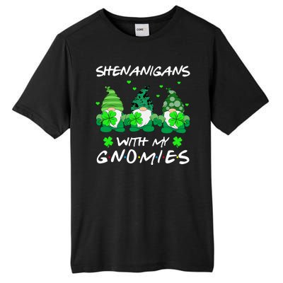 Shenanigans With My Gnomies Shamrock St Patricks Day Tall Fusion ChromaSoft Performance T-Shirt