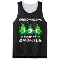 Shenanigans With My Gnomies Shamrock St Patricks Day Mesh Reversible Basketball Jersey Tank