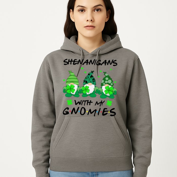 Shenanigans With My Gnomies Shamrock St Patricks Day Hoodie