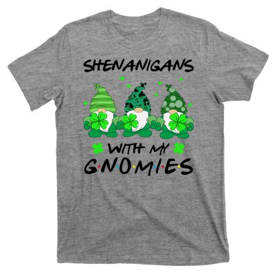 Shenanigans With My Gnomies Shamrock St Patricks Day T-Shirt