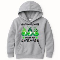 Shenanigans With My Gnomies Shamrock St Patricks Day Kids Hoodie