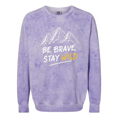 Stay Wild Merch Ben Azelart Colorblast Crewneck Sweatshirt