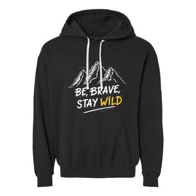 Stay Wild Merch Ben Azelart Garment-Dyed Fleece Hoodie