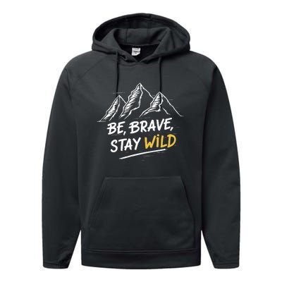 Stay Wild Merch Ben Azelart Performance Fleece Hoodie