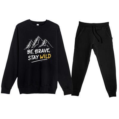 Stay Wild Merch Ben Azelart Premium Crewneck Sweatsuit Set