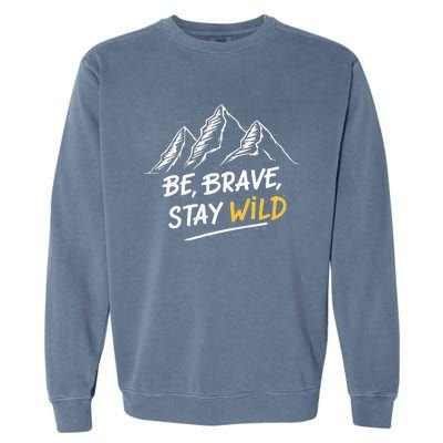 Stay Wild Merch Ben Azelart Garment-Dyed Sweatshirt