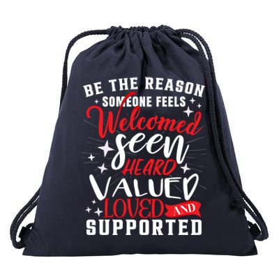 Social Worker Month School Social Worker Gift Drawstring Bag