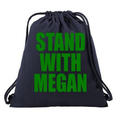 Stand With Megan Drawstring Bag