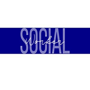 Social Worker Msw Gift Bumper Sticker