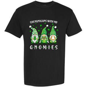 Shenanigans With My Gnomies St Patricks Day Gnome Garment-Dyed Heavyweight T-Shirt