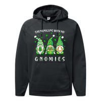 Shenanigans With My Gnomies St Patricks Day Gnome Performance Fleece Hoodie