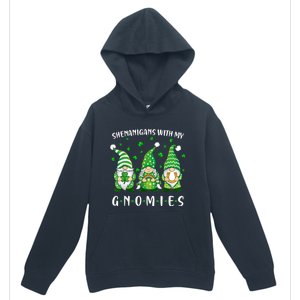 Shenanigans With My Gnomies St Patricks Day Gnome Urban Pullover Hoodie