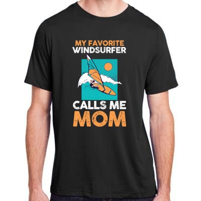 Surfing Windsurfing Mom Mother Windsurfer Cool Gift Adult ChromaSoft Performance T-Shirt