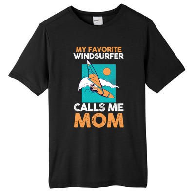 Surfing Windsurfing Mom Mother Windsurfer Cool Gift Tall Fusion ChromaSoft Performance T-Shirt