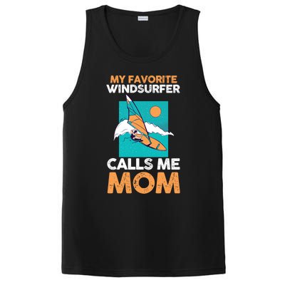 Surfing Windsurfing Mom Mother Windsurfer Cool Gift PosiCharge Competitor Tank