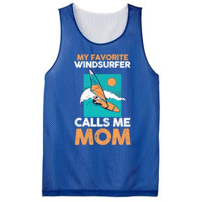 Surfing Windsurfing Mom Mother Windsurfer Cool Gift Mesh Reversible Basketball Jersey Tank