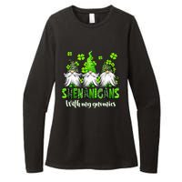 Shenanigans With My Gnomies St Patrick's Day Gnome Shamrock Womens CVC Long Sleeve Shirt