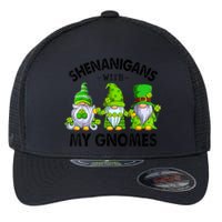 Shenanigans With My Gnomes Funny St Patrick's Day Crew Flexfit Unipanel Trucker Cap