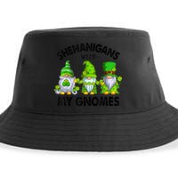 Shenanigans With My Gnomes Funny St Patrick's Day Crew Sustainable Bucket Hat