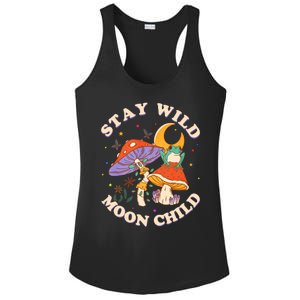 Stay Wild Moon Child Hippie Mushroom Nature Peace Ladies PosiCharge Competitor Racerback Tank