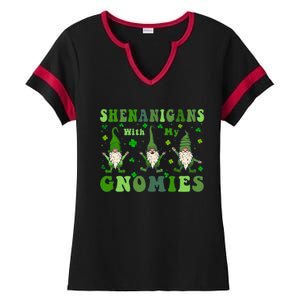 Shenanigans With My Gnomies Ladies Halftime Notch Neck Tee