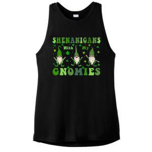 Shenanigans With My Gnomies Ladies PosiCharge Tri-Blend Wicking Tank