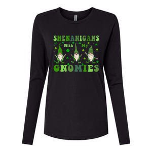 Shenanigans With My Gnomies Womens Cotton Relaxed Long Sleeve T-Shirt