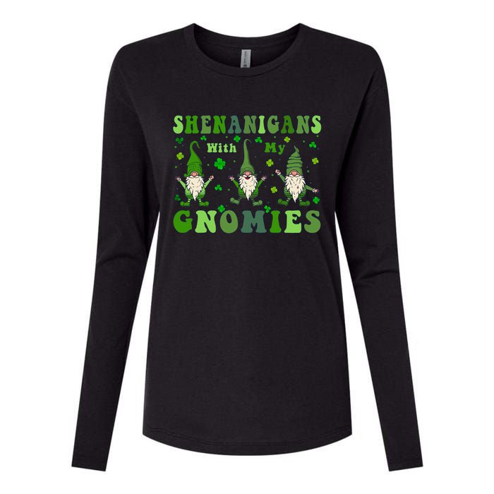 Shenanigans With My Gnomies Womens Cotton Relaxed Long Sleeve T-Shirt