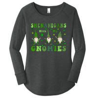 Shenanigans With My Gnomies Women's Perfect Tri Tunic Long Sleeve Shirt