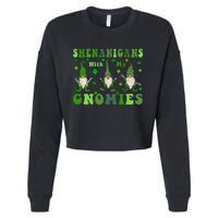 Shenanigans With My Gnomies Cropped Pullover Crew